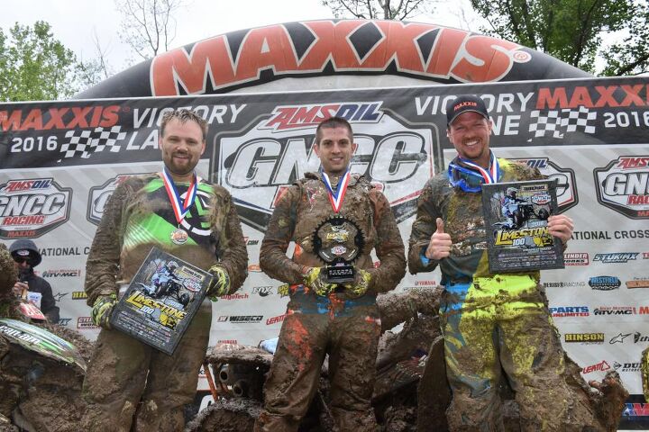 mcgill earns third straight win at limestone 100 gncc, Limestone 100 4x4 Podium