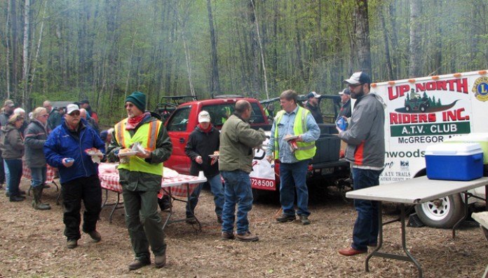 utvs part of minnesota fishing opener 2016, Up North Riders ATV Club