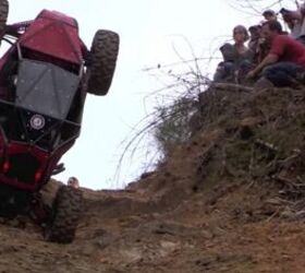 7 year old utv driver flips and keeps climbing video