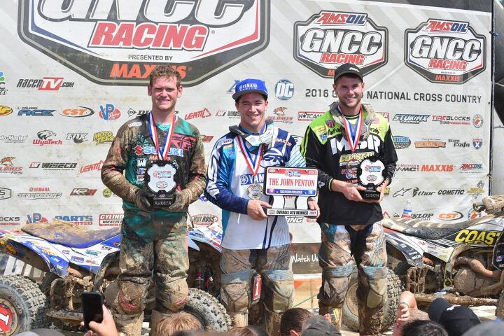 fowler races to john penton gncc victory, John Penton GNCC XC1 Podium