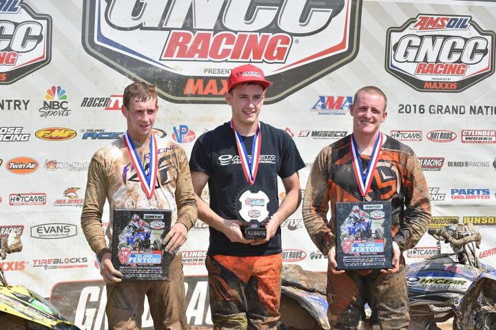 fowler races to john penton gncc victory, XC2 Podium John Penton GNCC