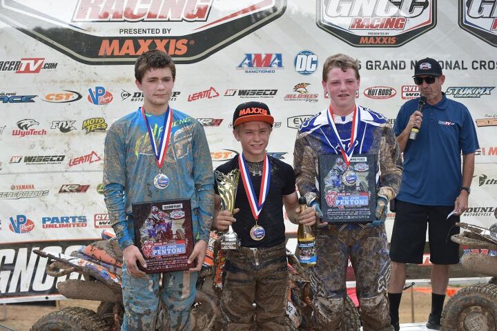 fowler races to john penton gncc victory, Youth Podium John Penton GNCC