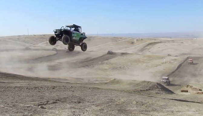 100-Foot UTV Step Up Jump + Video