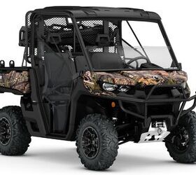 2017 can am defender mossy oak hunting edition preview, 2017 Can Am Defender Mossy Oak Front Right