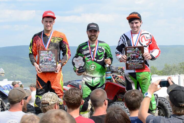 fowler extends championship lead with tomahawk gncc win, Tomahawk GNCC XC2 Podium