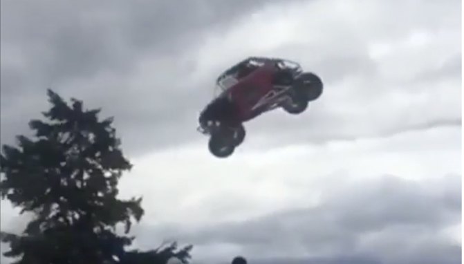 rzr pilot gives new meaning to the word nosedive video