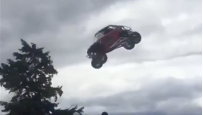 RZR Pilot Gives New Meaning to the Word Nosedive! + Video