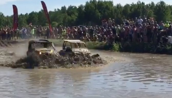 can am vs polaris mud bog drag race video