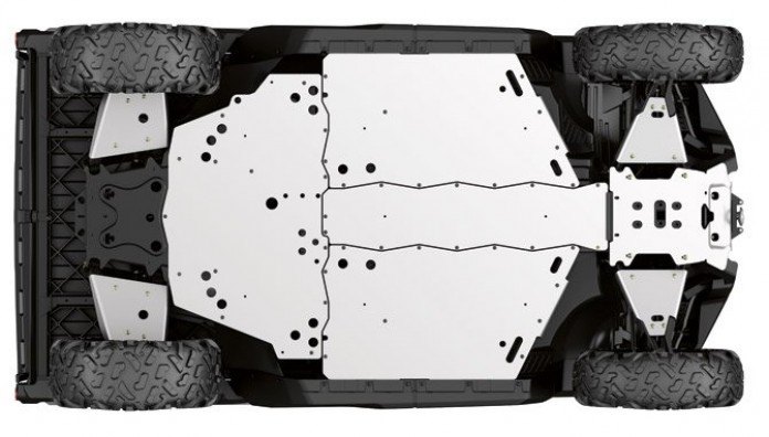 8 key items for utv hunting in the bush, Can Am Defender Skid Plates