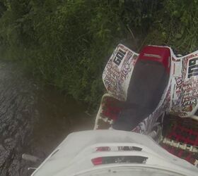 ATV Racer Blows Corner and Goes for a Swim + Video