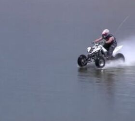 Incredible ATV Hydroplaning + Video