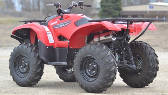 new yamaha grizzly and kodiak exhaust systems from barker s performance, Barkers Performance Kodiak