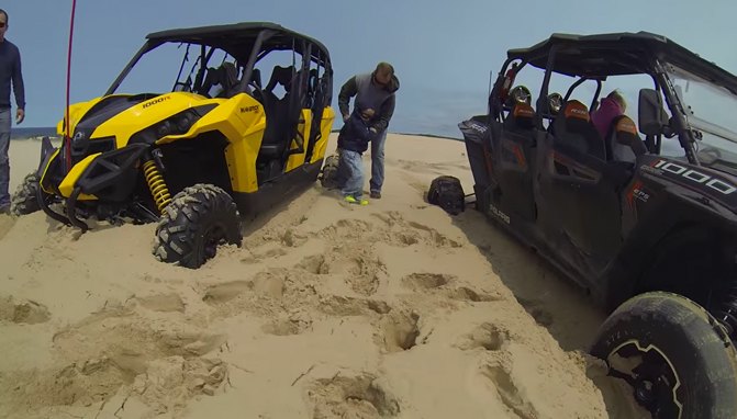 Quicksand Claims RZR and Maverick + Video