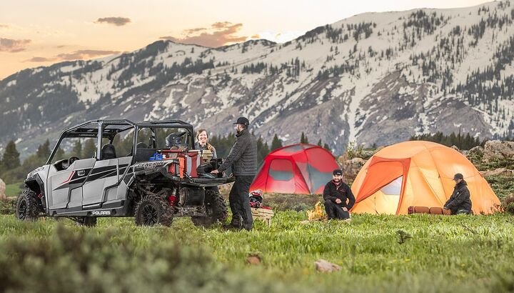 polaris unveils four seat general 4 1000 eps, 2017 Polaris General 4 1000 EPS Camping