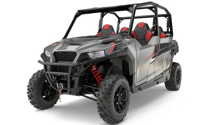 polaris unveils four seat general 4 1000 eps, 2017 Polaris General 4 1000 EPS Silver