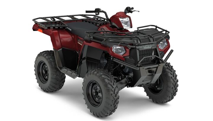 2017 polaris sportsman and scrambler lineup unveiled, 2017 Sportsman 450 Maroon Metallic