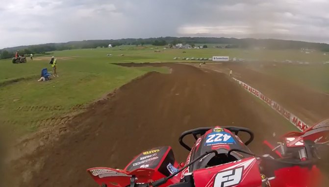go pro on board with david haagsma at red bud mx video
