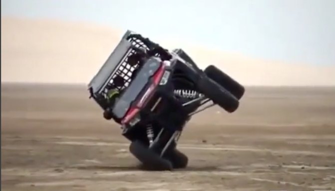 mad skills this rzr driver keeps it on two wheels video