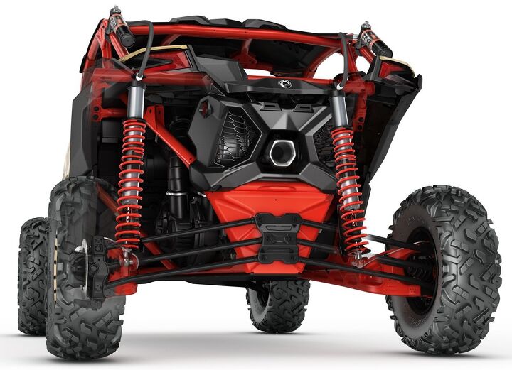 five industry changing features of the can am maverick x3, 2017 Can Am Maverick X3 Turbo Suspension