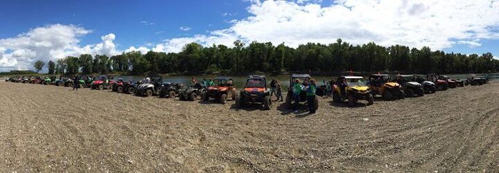 atv riders rally around a lost friend, Kyle Andrews Ride Sand Bank