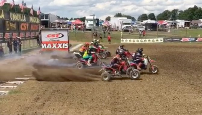 Ah, The Sweet Sound of a Starting Gate Packed With 2-Strokes + Video