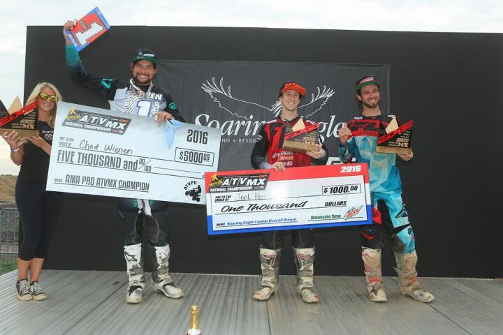 hetrick wins edge of summer mx, Edge of Summer MX Podium