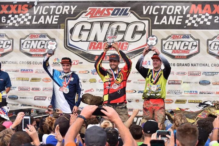 mcgill wins powerline park gncc, Powerline Park GNCC XC1 Podium