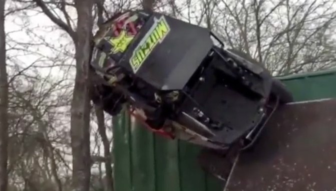 Trees and Freestyle Ramps Don't Mix + Video