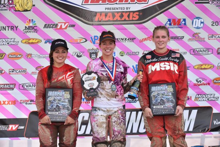 mcclure finishes season strong with win at ironman gncc, Ironman GNCC WXC Podium