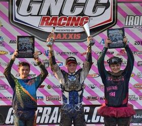 mcclure finishes season strong with win at ironman gncc, Ironman GNCC Youth Podium
