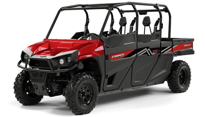 bad boy unveils new four seat stampede xtr 44, Bad Boy Stampede XTR Red