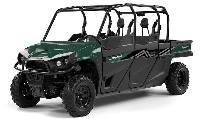 bad boy unveils new four seat stampede xtr 44, Bad Boy Stampede XTR Green