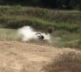 RZR Bath: We're Pretty Sure He Meant to Hit The Brake + Video