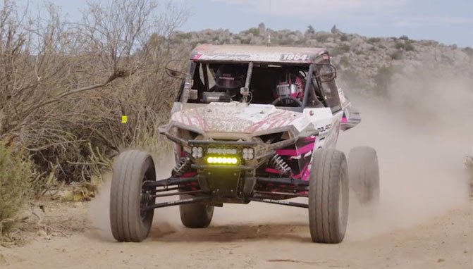 kristen matlock first woman to solo the baja 1000 video