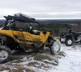 snow day with a yamaha yxz1000r video, Ontario ATV Trails View