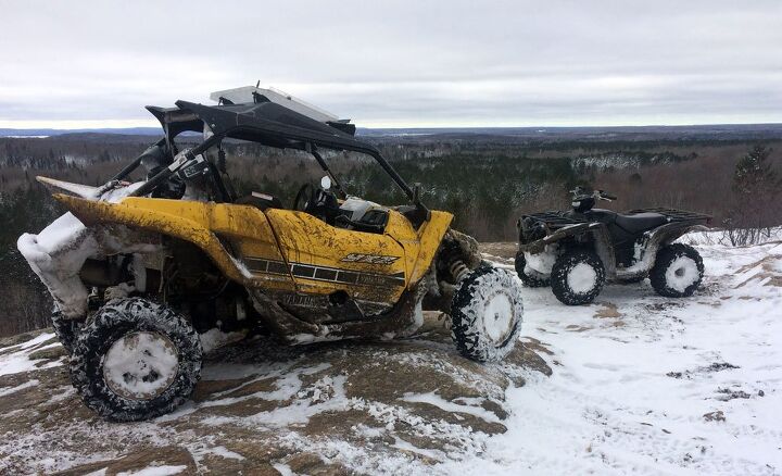 snow day with a yamaha yxz1000r video, Ontario ATV Trails View