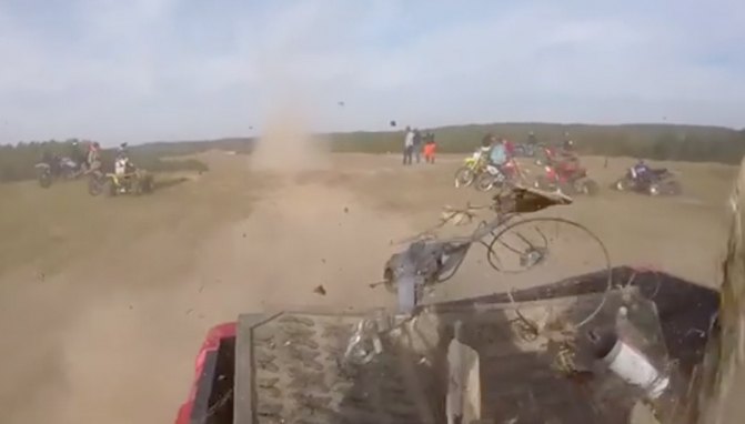 utv driver going weightless video