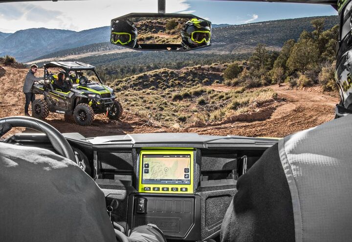 polaris general family receives ride command, 2017 Polaris General 1000 EPS Ride Command Cockpit