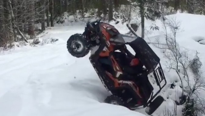 Making UTV Snow Angels + Video