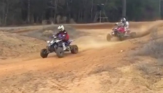 joel hetrick and thomas brown pounding out practice laps video