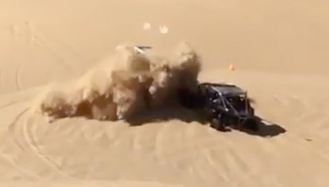 Must Have Been This Guy's First Trip to Glamis + Video