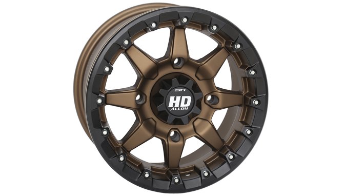 new hd5 beadlock bronze utv wheels from sti unveiled