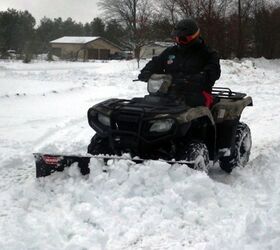 five tips for plowing snow with your atv or utv