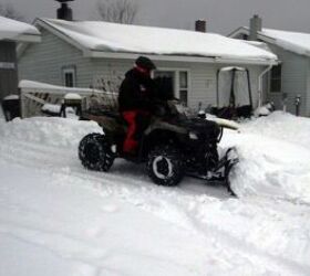 These Snow Plow Tips for Winter ATV Use