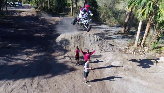 insane drone footage of atv motocross training at the rastrelli compound video
