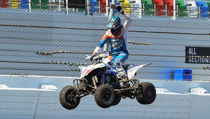 wienen wins third annual atv supercross