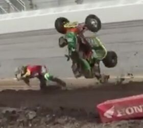 Crazy Crash From the Daytona ATV Supercross + Video