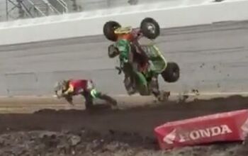 Crazy Crash From the Daytona ATV Supercross + Video