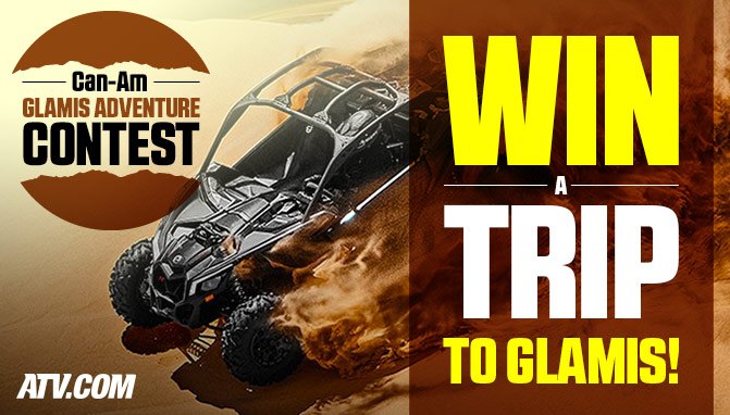 You Could Win a Glamis Adventure With Can-Am and ATV.com