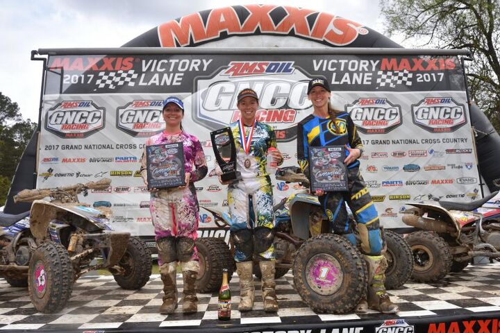 fowler comes from behind to win maxxis cannonball gncc, Cannonball GNCC WXC Podium